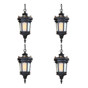 SOGA 4X 54.5cm Vintage Lamp Elegant Aluminum & Glass Lantern Chandelier, Home & Living, Lighting, Indoor Lights, Lamps, ,  - AU DEPOT 1