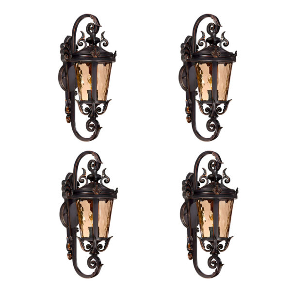 SOGA 4X 70cm Vintage Aluminum Glass Lantern Wall Light for Aussie Homes, Home & Living, Lighting, Indoor Lights, Lamps, ,  - AU DEPOT 1