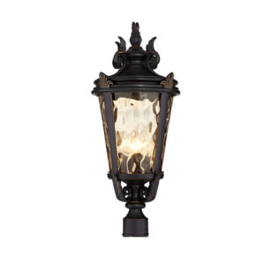 Vintage Lantern 63.5cm Outdoor Post Lantern Light Classic Charm Elegant Patio Antique Inspired Outdoor Lighting, Home & Living, Lighting, Indoor Lights, Lamps, ,  - AU DEPOT 1