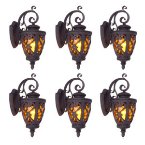 Vintage Lantern 6X 57cm Outdoor Antique Bronze Wall Sconce Classic Rustic Exterior Light Fixture, Home & Living, Lighting, Indoor Lights, Lamps, ,  - AU DEPOT 1