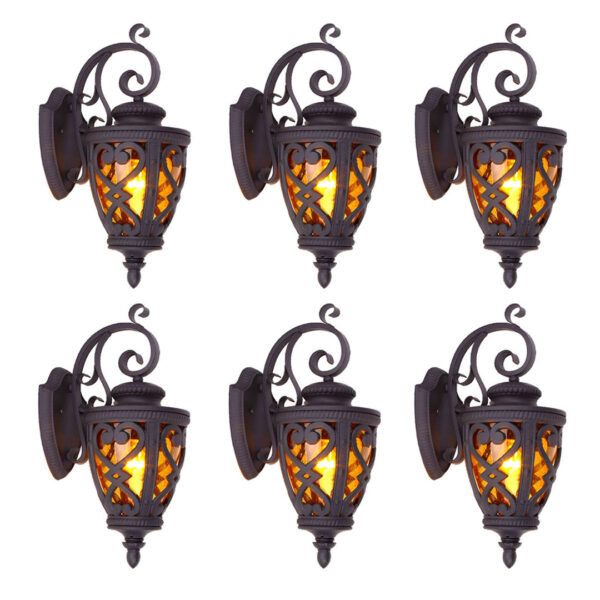 SOGA 6X 57cm Vintage Outdoor Wall Lantern Antique Bronze Sconce, Home & Living, Lighting, Indoor Lights, Lamps, ,  - AU DEPOT 1