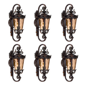 Vintage Lantern 6X 70cm Aluminum & Glass Wall Light Classic Lantern Design Elegant Outdoor Antique Inspired Wall Lamp, Home & Living, Lighting, Indoor Lights, Lamps, ,  - AU DEPOT 1