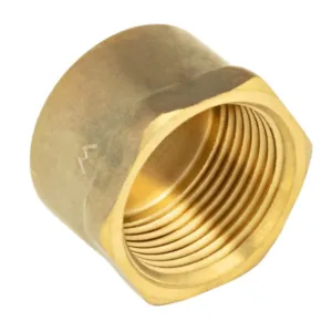 HEX BRASS SCREWED CAP FEMALE 20MM - HBC20 - Brass Compression Fitting - Copper Accessories - Copper - Components