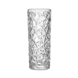 SOGA 14cmx30cm Heavy Duty Glass Vase Crystal Clear Design for Home D?cor, , , , , ,  - AU DEPOT 1