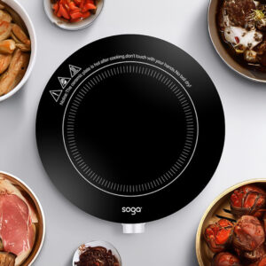 Buy SOGA 26cm Smart Electric Induction Cooktop Portable Kitchen Cooker for Cookware Online - Electronics & appliances > appliances > large appliances > cooktops > induction cooktops - 2 - AU Depot Free Shipping