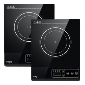 SOGA 2X 35.5cm Cooktop Electric Smart Induction Cook Top Portable Kitchen Cooker Cookware, Electronics & appliances, appliances, large appliances, cooktops, induction cooktops,  - AU DEPOT 1