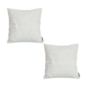 SOGA 2X 50cm Throw Pillow Off White Lumbar Embroidered Decorative Cover Stitch for Home Decor, , , , , ,  - AU DEPOT 1