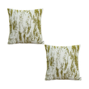 SOGA 2X 50cm Throw Pillow White and Olive Green Deluxe Polyester Fiber and Cotton for Home Decor, , , , , ,  - AU DEPOT 1