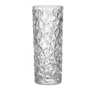 SOGA 30cm Sleek Clear Glass Vase Elegant Wide Crystal Design for Modern Home D?cor, Home & Living, Home Decor, Vases, , ,  - AU DEPOT 1