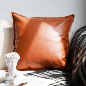 Buy SOGA 45cm Light Luxury Urban Simulated Leather Wide Edge Throw Pillow Online - Furniture - 2 - AU Depot Free Shipping