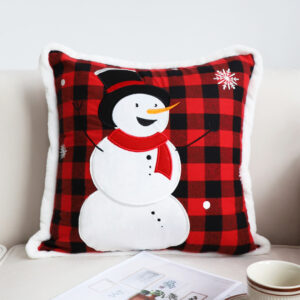 Buy SOGA 45cm Throw Pillow Red Christmas Snowman Square Cushion for Festive Holiday Winter Home Decor Online - Furniture - 2 - AU Depot Free Shipping