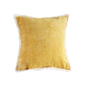 SOGA 50cm Throw Pillow Turmeric Yellow Aesthetic Chenille Texture for Home Decor, Furniture, Living Room Furniture, Occasional Chairs, , ,  - AU DEPOT 1