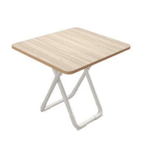 SOGA 80cm Light Square Table with White Legs Modern Design for Home Decor, , , , , ,  - AU DEPOT 1