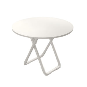 SOGA 80cm White Modern Minimalist Table with Sleek Surface Stylish and Functional Design, , , , , ,  - AU DEPOT 1