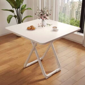 Buy SOGA 80cm White Square Table with White Legs Modern Minimalist Design for Home Decor Online - Furniture - 2 - AU Depot Free Shipping