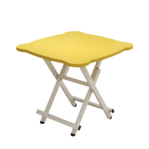 SOGA Yellow Minimalist Cat Ear Folding Table Indoor Outdoor Portable Stall Desk Home Decor, Furniture, Living Room Furniture, Tables, , ,  - AU DEPOT 1