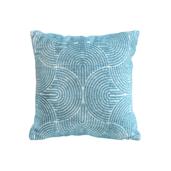 SOGA 50cm Blue Throw Pillow Geometric Indoor and Outdoor Corded for Home Decor, Furniture, Living Room Furniture, Occasional Chairs, , ,  - AU DEPOT 1