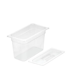 SOGA 200mm Clear Gastronorm GN Pan 1/3 Food Tray Storage with Lid, Home & Living, Kitchen & Dining, Bakeware, Baking Trays, ,  - AU DEPOT 1