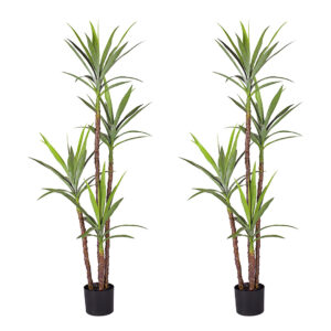SOGA 2X 180cm Artificial Natural Green Dracaena Yucca Tree Fake Tropical Indoor Plant Home Office Decor, Home & Living, Home Decor, Artificial Plants, , ,  - AU DEPOT 1