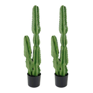 SOGA 2X 95cm Green Artificial Indoor Cactus Tree Fake Plant Simulation Decorative 2 Heads, Home & Living, Home Decor, Artificial Plants, , ,  - AU DEPOT 1