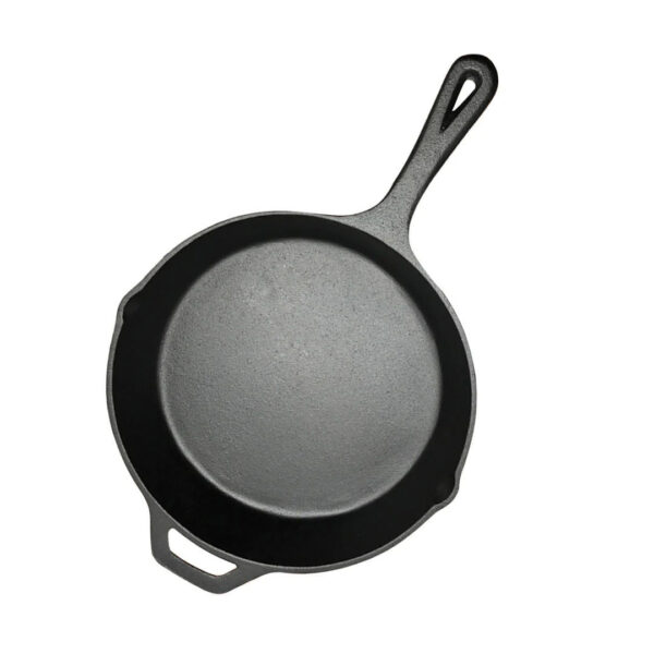 SOGA 30cm Round Cast Iron Frying Pan Skillet Steak Sizzle Platter with Helper Handle, Home & Living, Kitchen & Dining, Cookware, Frying Pans, ,  - AU DEPOT 1