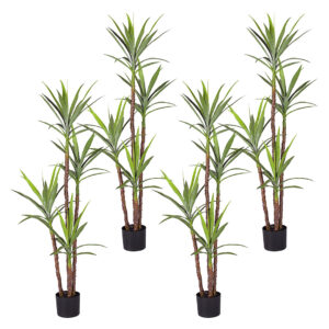 SOGA 4X 180cm Artificial Natural Green Dracaena Yucca Tree Fake Tropical Indoor Plant Home Office Decor, Home & Living, Home Decor, Artificial Plants, , ,  - AU DEPOT 1