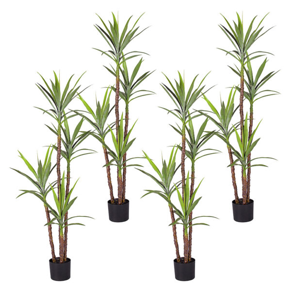 SOGA 4X 180cm Artificial Natural Green Dracaena Yucca Tree Fake Tropical Indoor Plant Home Office Decor, Home & Living, Home Decor, Artificial Plants, , ,  - AU DEPOT 1