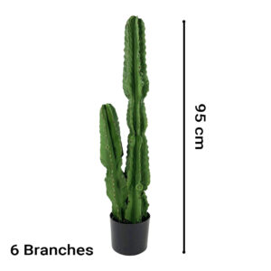 Buy SOGA 95cm Green Artificial Indoor Cactus Tree Fake Plant Simulation Decorative 2 Heads Online - Home & Living - 2 - AU Depot Free Shipping