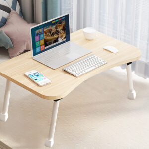 Buy SOGA Beige Portable Bed Table Adjustable Foldable Bed Sofa Study Table Laptop Mini Desk Breakfast Tray Home Decor Online - Desks & Computer Tables - 2 - AU Depot Free Shipping