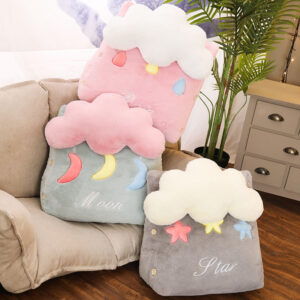 Buy SOGA Green Cute Moon Cloud Cushion Soft Leaning Lumbar Wedge Pillow Bedside Plush Home Decor Online - Furniture - 2 - AU Depot Free Shipping