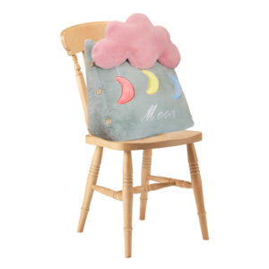 SOGA Green Cute Moon Cloud Cushion Soft Leaning Lumbar Wedge Pillow Bedside Plush Home Decor, Furniture, Living Room Furniture, Occasional Chairs, , ,  - AU DEPOT 1