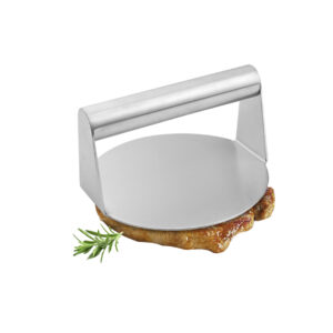 SOGA Stainless Steel Burger Press Heavy-Duty Round Bacon Grill Smasher Flat Bottom Patty Maker, home & living > outdoor living > barbecues > barbecues > freestanding, , , , ,  - AU DEPOT 1