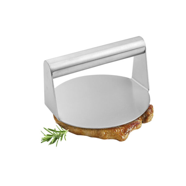 SOGA Stainless Steel Burger Press Heavy-Duty Round Bacon Grill Smasher Flat Bottom Patty Maker, home & living > outdoor living > barbecues > barbecues > freestanding, , , , ,  - AU DEPOT 1