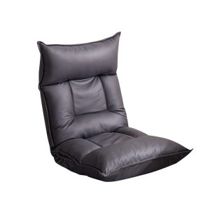 SOGA Grey Lounge Recliner Lazy Sofa Bed Tatami Cushion Collapsible Backrest Seat Home Office Decor, Furniture, Living Room Furniture, Occasional Chairs, , ,  - AU DEPOT 1