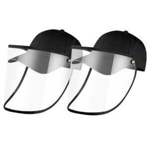 Buy 2X Outdoor Protection Hat Anti-Fog Pollution Dust Protective Cap Full Face HD Shield Cover Adult Black Online - Business & Industrial - 1 - AU Depot Free Shipping