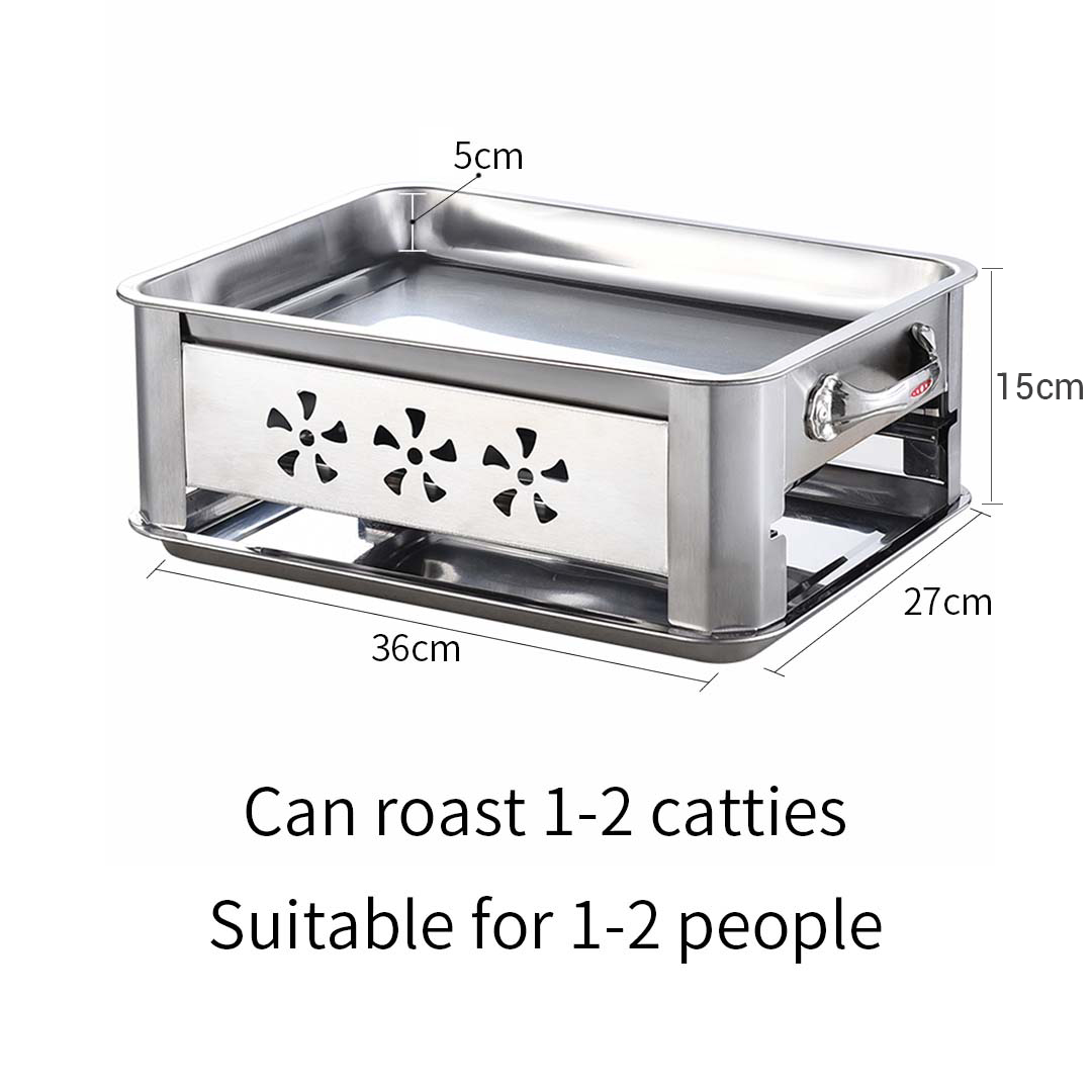 4X 36CM Portable Stainless Steel Outdoor Chafing Dish BBQ Fish Stove Grill Plate - ChafingDishFish36cmX4 - Furniture - 7 - AU DEPOT SOGA Buy 4X 36CM Portable Stainless Steel Outdoor Chafing Dish BBQ Fish Stove Grill Plate Online - Furniture - 7 - AU Depot Free Shipping