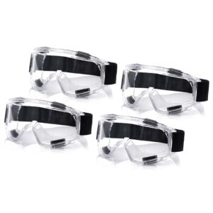 Buy 4X Clear Protective Eye Glasses Safety Windproof Lab Goggles Eyewear Online - Sports & Outdoors - 1 - AU Depot Free Shipping