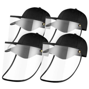 Buy 4X Outdoor Protection Hat Anti-Fog Pollution Dust Protective Cap Full Face HD Shield Cover Adult Black Online - Business & Industrial - 1 - AU Depot Free Shipping