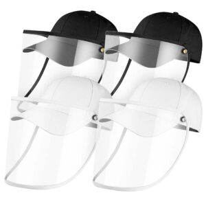 Buy 4X Outdoor Protection Hat Anti-Fog Pollution Dust Protective Cap Full Face HD Shield Cover Adult Black/White Online - Business & Industrial - 1 - AU Depot Free Shipping