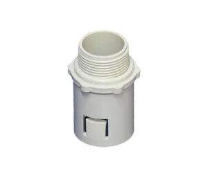 CORRUG CONDUIT SCREW ADAP 20mm AU DEPOT Trade Supply Corrug conduit screw adap 20mm - AU DEPOT