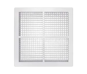 MATT RETURN AIR ABS 360 X 360 4 WAY EGGCRATE AU DEPOT Trade Supply Matt return air abs 360 x 360 4 way eggcrate - AU DEPOT