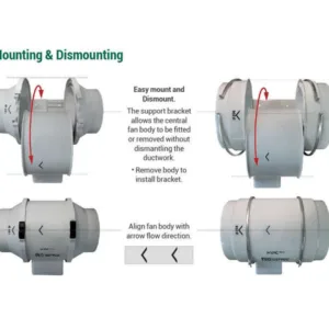 Buy Rx inline fan 2 speed 315mm Rx inline fan 2 speed 315mm Mix flow fans Online - Trade Price - 03