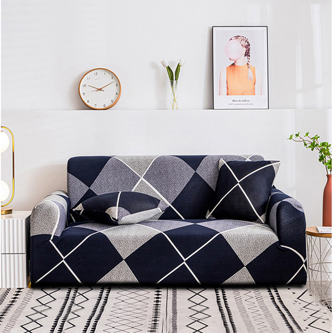 SOGA 1-Seater Checkered Sofa Cover Couch Protector High Stretch Lounge Slipcover Home Decor - SofaCov221 - Home & Living - 3 - AU DEPOT SOGA Buy SOGA 1-Seater Checkered Sofa Cover Couch Protector High Stretch Lounge Slipcover Home Decor Online - Home & Living - 3 - AU Depot Free Shipping