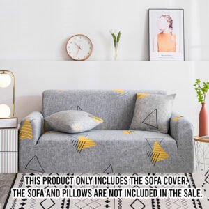 Buy SOGA 1-Seater Geometric Print Sofa Cover Couch Protector High Stretch Lounge Slipcover Home Decor Online - Home & Living - 2 - AU Depot Free Shipping