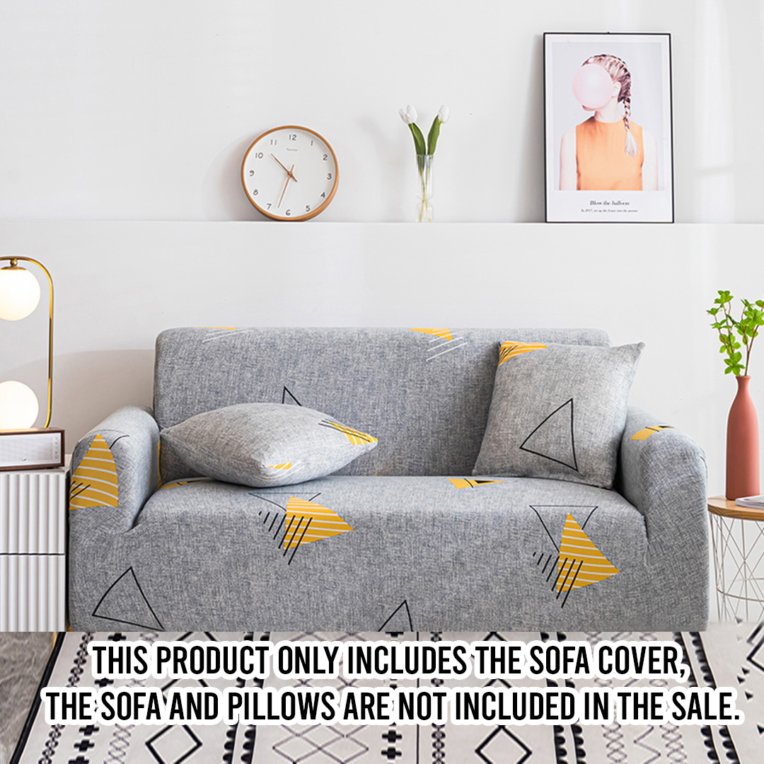 SOGA 1-Seater Geometric Print Sofa Cover Couch Protector High Stretch Lounge Slipcover Home Decor - SofaCov213 - Home & Living - 2 - AU DEPOT SOGA Buy SOGA 1-Seater Geometric Print Sofa Cover Couch Protector High Stretch Lounge Slipcover Home Decor Online - Home & Living - 2 - AU Depot Free Shipping