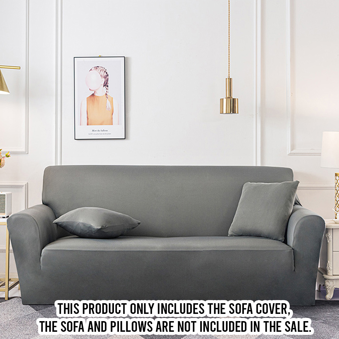 SOGA 1-Seater Grey Sofa Cover Couch Protector High Stretch Lounge Slipcover Home Decor - SofaCov209 - Home & Living - 2 - AU DEPOT SOGA Buy SOGA 1-Seater Grey Sofa Cover Couch Protector High Stretch Lounge Slipcover Home Decor Online - Home & Living - 2 - AU Depot Free Shipping