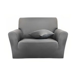 Buy SOGA 1-Seater Grey Sofa Cover Couch Protector High Stretch Lounge Slipcover Home Decor Online - Home & Living - 1 - AU Depot Free Shipping