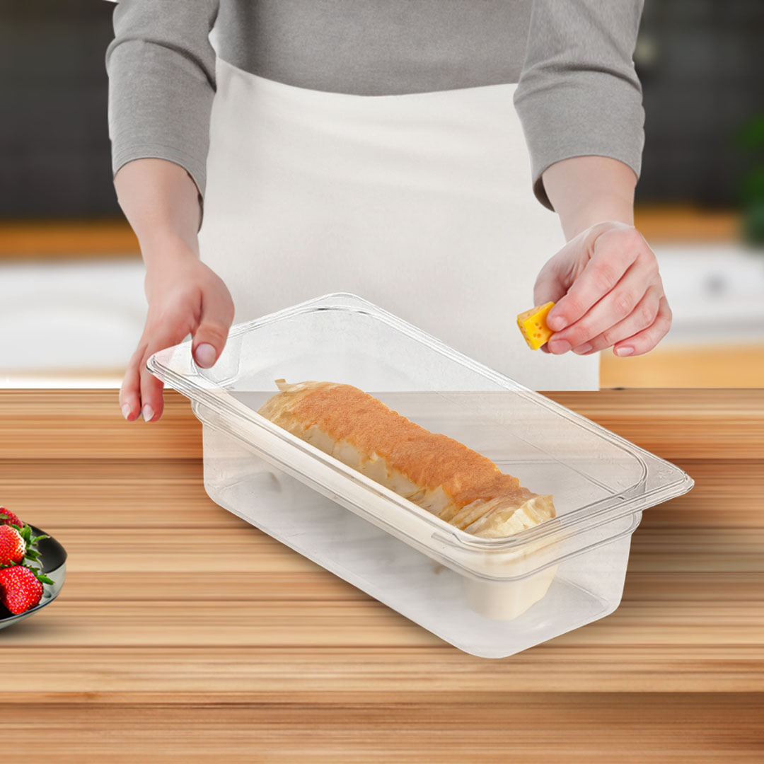 SOGA 100mm Clear Gastronorm GN Pan 1/3 Food Tray Storage - VICPans1422X1 - Home & Living - 6 - AU DEPOT SOGA Buy SOGA 100mm Clear Gastronorm GN Pan 1/3 Food Tray Storage Online - Home & Living - 6 - AU Depot Free Shipping