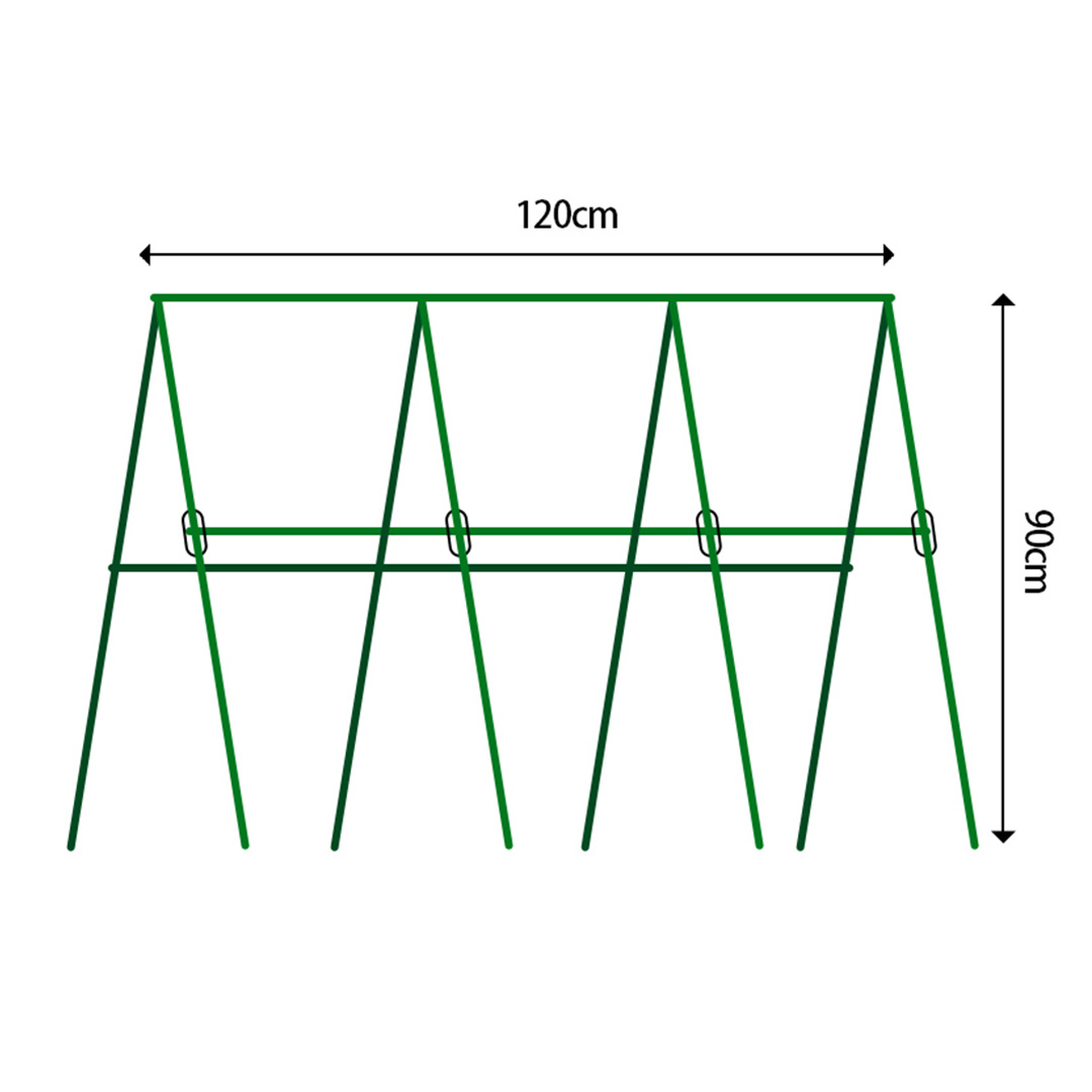 SOGA 120X90cm Plant Frame Tube Trellis Vegetable Flower Herbs Outdoor Vine Support Adjustable Garden Rack - PlantTube2M - Garden - 6 - AU DEPOT SOGA Buy SOGA 120X90cm Plant Frame Tube Trellis Vegetable Flower Herbs Outdoor Vine Support Adjustable Garden Rack Online - Garden - 6 - AU Depot Free Shipping
