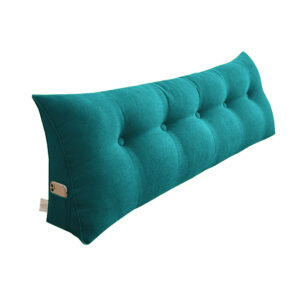 Buy SOGA 120cm Blue Green Triangular Wedge Bed Pillow Headboard Backrest Bedside Tatami Cushion Home Decor Online - Furniture - 1 - AU Depot Free Shipping